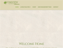 Tablet Screenshot of oakviewinc.net